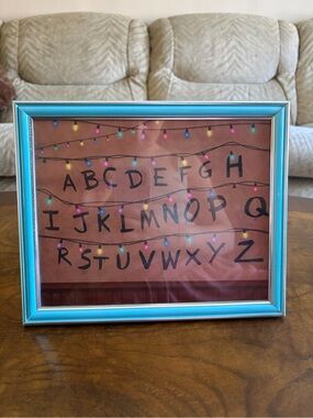 Framed Stranger Things Art Print